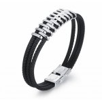 Bratara barbati ZigZag Stainless Steel Otel Argintiu Bratara barbati ZigZag Stainless Steel Otel Argintiu