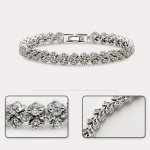 Bratara argint Romantic Crystals