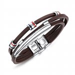 Bratara piele barbati model Texas Rager maro Bratara piele barbati model Texas Rager maro