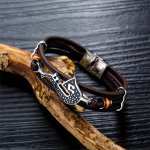 Bratara piele barbati Model Music Fan Jazz Sax Bratara piele barbati Model Music Fan Jazz Sax