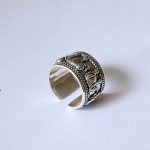 Inel argint femei Tibet cu Elefanti in relief marime reglabila Inel argint femei Tibet cu Elefanti in relief marime reglabila