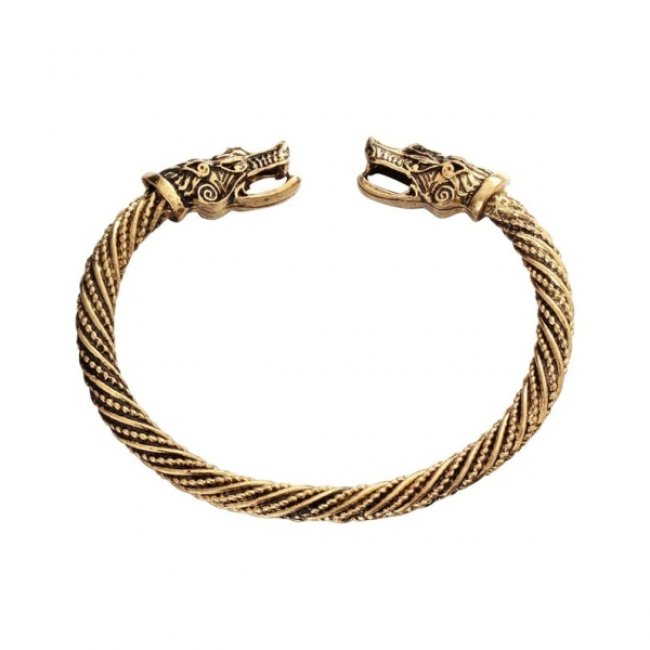 Bratara otel inox brabati Dragoni Gold Bratara otel inox brabati Dragoni Gold