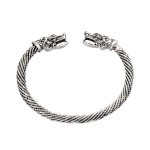 Bratara otel inox brabati Dragoni Silver Bratara otel inox brabati Dragoni Silver