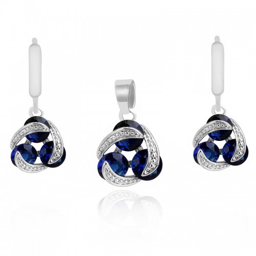 Set Bijuterii Athena – Placat cu Argint S925 și Cristale Zirconia