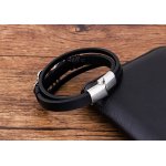 Bratara piele barbati handmade Scorpion Silver Bratara piele barbati handmade Scorpion Silver