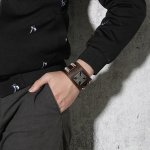 Bratara piele naturala barbati cu cruce malteza din argint antichizat Bratara piele naturala barbati cu cruce malteza din argint antichizat